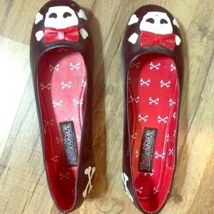 Skull Flats size 9